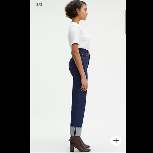 🔥🔥Levi's Premium RIBCAGE STRAIGHT SELVEDGE JEANS - Picture 5 of 10